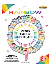 Rainbow Penis Candy Necklace